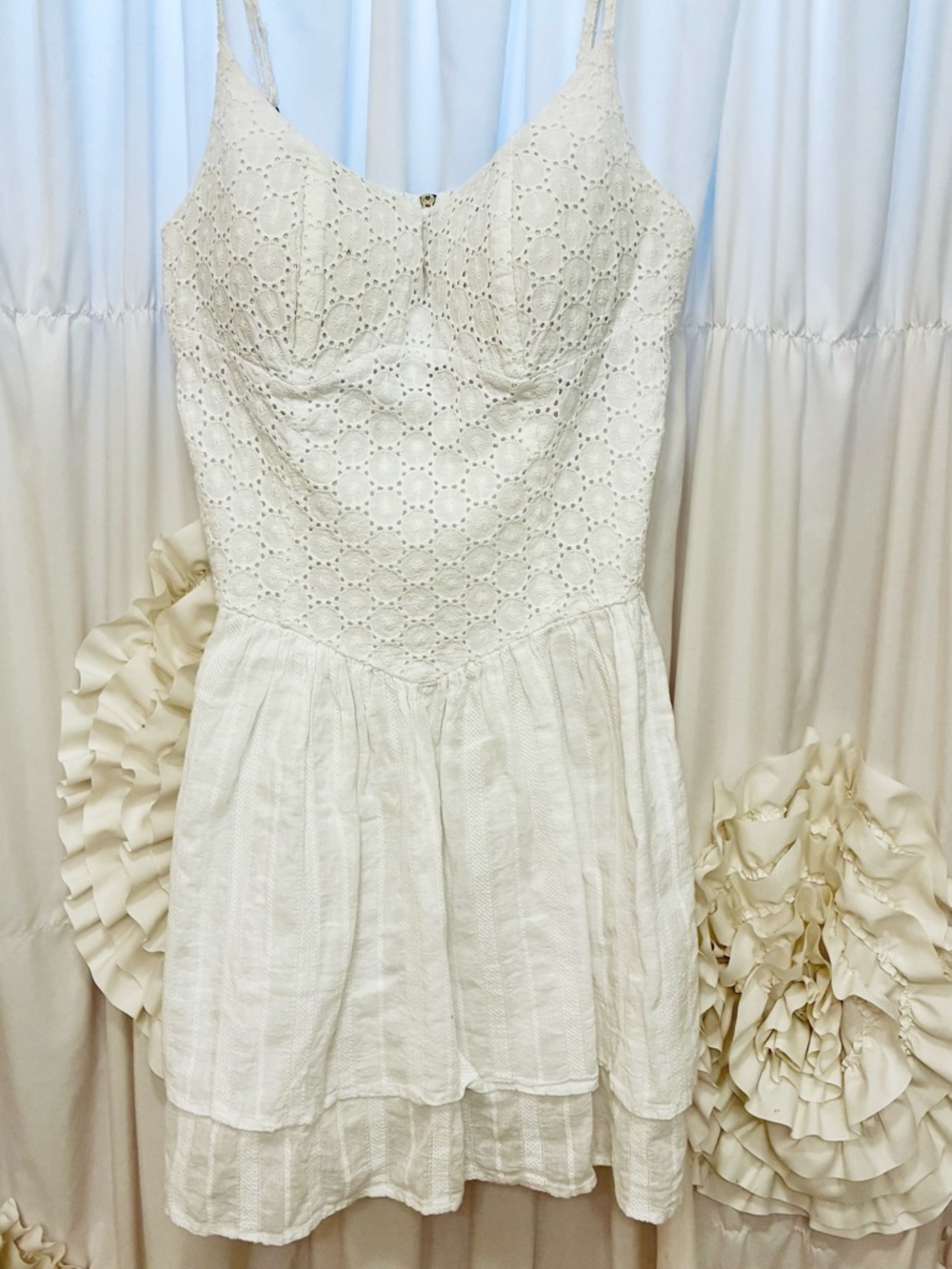 White Eyelet Sundress — Women Dress